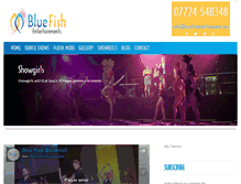 Tablet Screenshot of bluefishentertainments.com